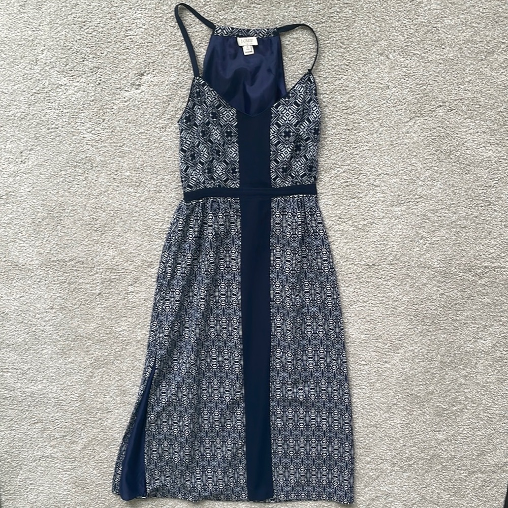 J CREW Factory | Blue & White Maxi Dress | XSP